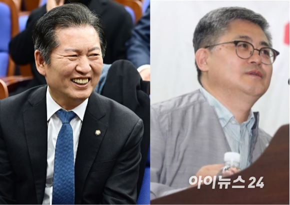 서울 마포을에 출마한 (왼쪽) 더불어민주당 정청래, 국민의힘 함운경 후보 [사진=아이뉴스24 DB]