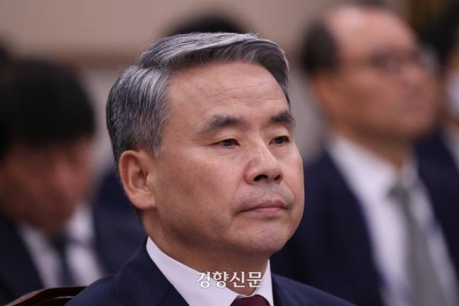 이종섭 전 국방부장관. 경향DB