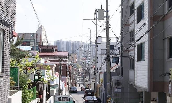 대전 서구 다가구주택 일대. 기사 내용과 직접적인 관련 없음. [연합]