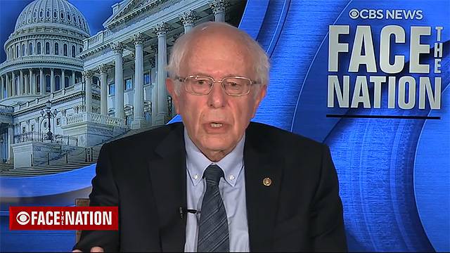 ▲ 버니 샌더스 미 상원의원이 10일(현지시각) 미 방송 CBS의 <페이스더네이션>에 출연해 인터뷰를 가졌다. ⓒCBS 방송 화면 갈무리