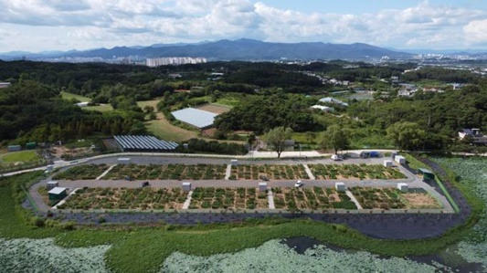 경산시 도시농업 공영농장 부지 ⓒ경산시