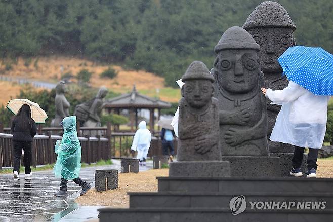 비 내리는 제주 [연합뉴스 자료사진]