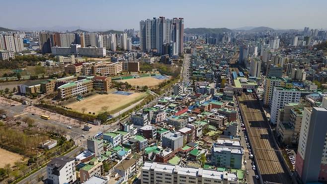 인천의 한 도심 공공주택 복합사업 용지 전경. 매경DB