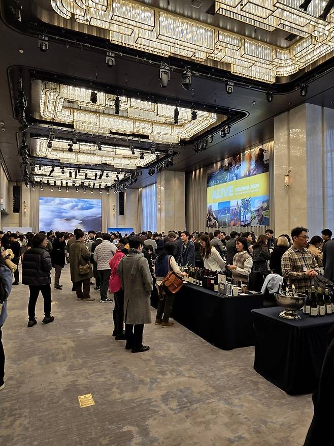 캘리포니아와인 얼라이브 테이스팅 2024 현장.