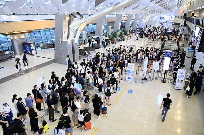 김포공항 국내선 터미널 모습