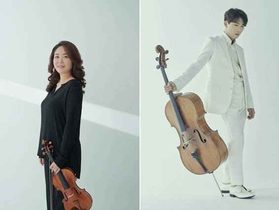 바이올리니스트 이지혜, 첼리스트 문태국 [심규태·이상욱 제공. 재판매 및 DB 금지]