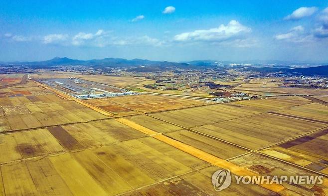 천수만 서산간척지 B지구 [서산시 제공]