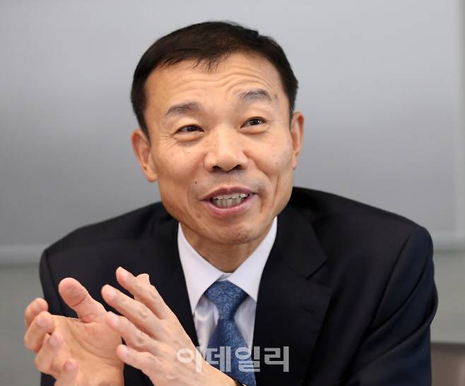 유철형 한국지방세학회장(법무법인 태평양 변호사)이 이데일리와의 인터뷰에서 발언하고 있다. (사진= 김태형 기자)