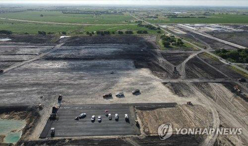 삼성전자가 미국 텍사스주 테일러에 건설 중인 파운드리 공장 부지. 삼성전자 제공·연합뉴스