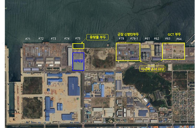 전북 군산항 해상풍력 배후 조성 대상지. 전북도 제공