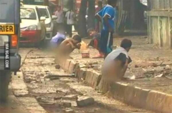 인도의 흔한 길거리