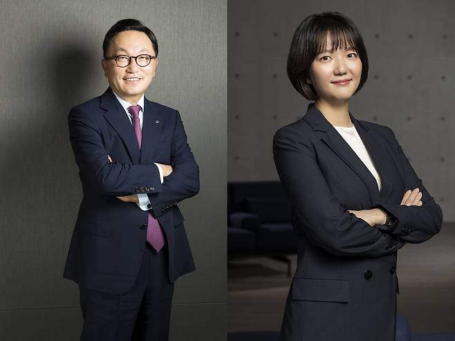 박현주(왼쪽) 미래에셋그룹 회장, 최수연(오른쪽) 네이버 대표. /한경협 제공
