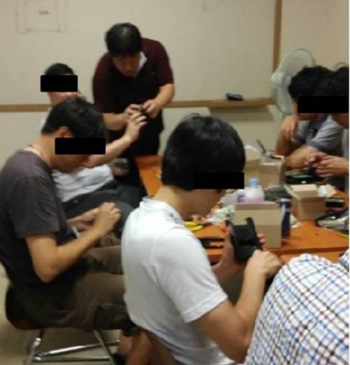 (동호회원 분들이 직접 만드는 모습...)