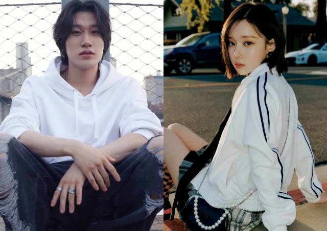 가수 방예담과 그룹 에스파 윈터. / GF엔터테인먼트, SM엔터테인먼트