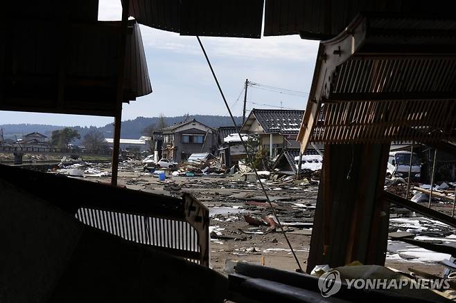 올해 1월 규모 7.6의 강진이 발생한 이시카와현 노토반도 [EPA 연합뉴스 자료사진. 재판매 및 DB 금지]