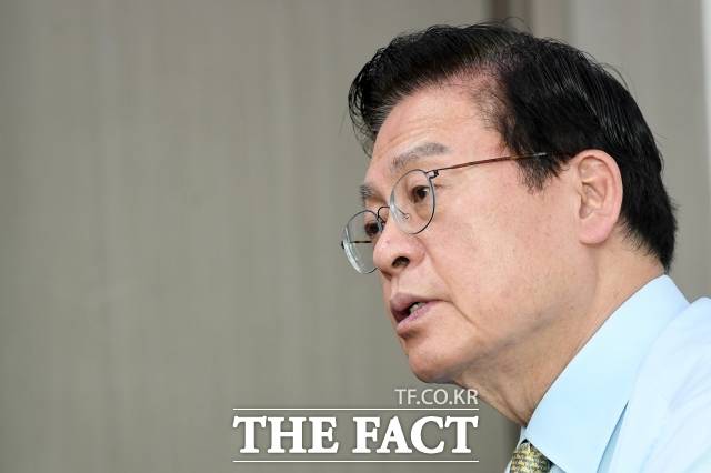 국민의힘 공천관리위원회는 14일 돈봉투 수수 의혹을 받는 정 의원의 충북 청주 상당 공천을 취소한다고 발표했다. /남용희 기자