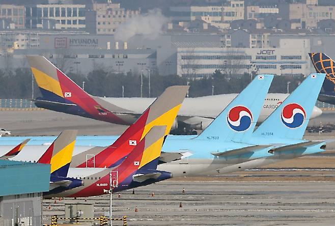 인천국제공항 계류장 /뉴스1