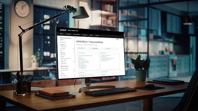 AMD도 ROCm을 내세워 생태계 구축에 나서는 중이다. / 출처=AMD