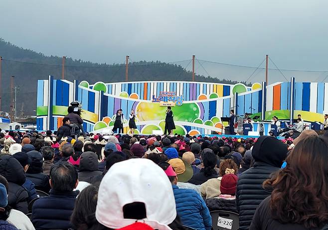 진도군은 지난 12일 KBS 전국노래자랑 녹화를 진행했다. /사진=진도군