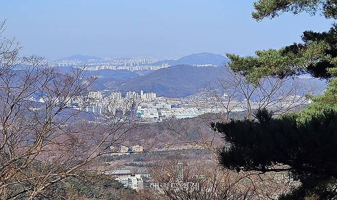 삼막사에서 내려다 본 안양시내