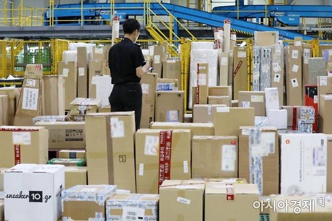 인천 중구 인천세관 특송물류센터 모습. / 사진=공항사진기자단