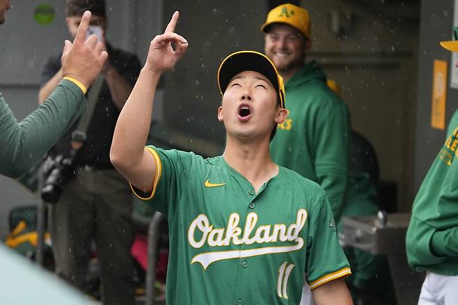 오클랜드 어슬레틱스 박효준은 시범경기 맹활약 하며 개막 엔트리 진입 청신호를 켰다. 연합뉴스