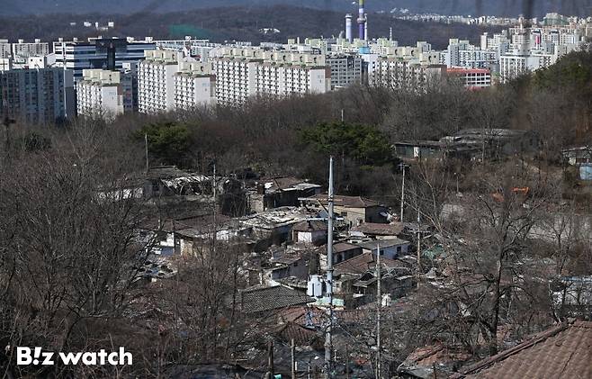 '서울의 마지막 달동네'로 불리는 서울 노원구 중계본동 백사마을이 약 15년 만에 주택재개발사업 관리처분계획 인가를 받았다./사진=이명근 기자 qwe123@
