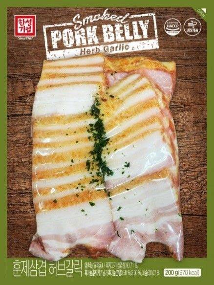 훈제삼겹 허브갈릭.ⓒ한성기업