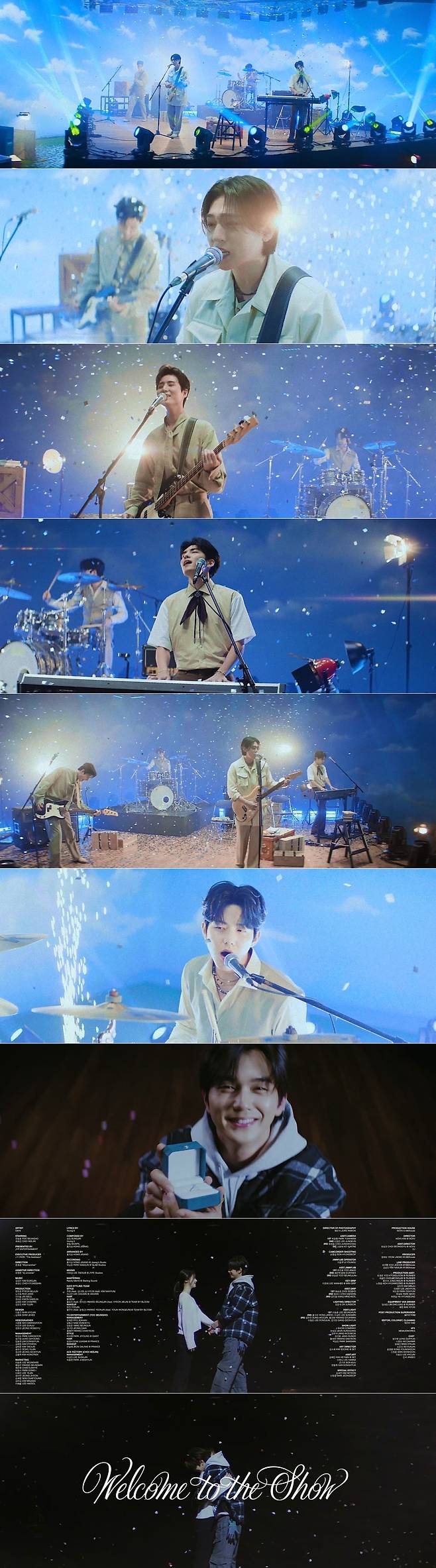 사진=데이식스 ‘Welcome to the Show’ 뮤직비디오, JYP엔터테인먼트 제공