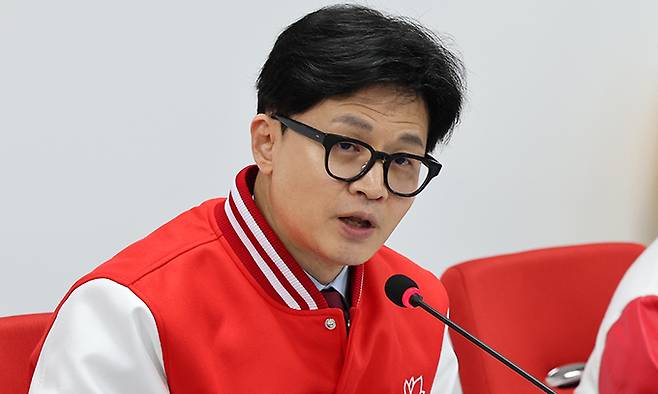 국민의힘 한동훈 비상대책위원장 겸 총괄선거대책위원장. 뉴시스