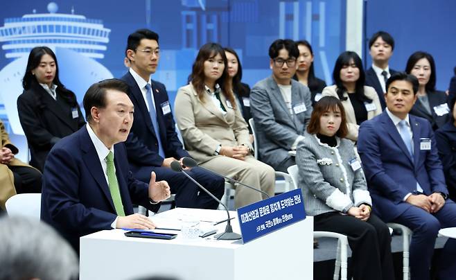 3월 14일 전남도청에서 열린 민생토론회 ⓒ연합뉴스