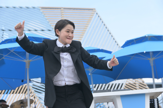 1년 5개월 만에 KBS <전국노래자랑> MC에서 물러난 김신영. KBS 제공