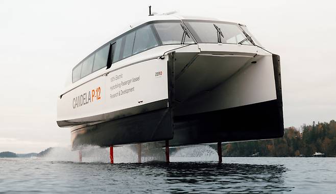 수중익선, 날개는 물 속에.