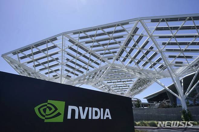 [샌타클래라=AP/뉴시스] 사진은 지난해 5월 미 캘리포니아 샌타클래라에 있는 엔비디아 본사 모습. 2024.03.19.