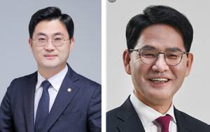 왼쪽부터 국회의원 천안병 선거구 이정문 더불어민주당 후보, 이창수 국민의힘 후보. 대전일보DB