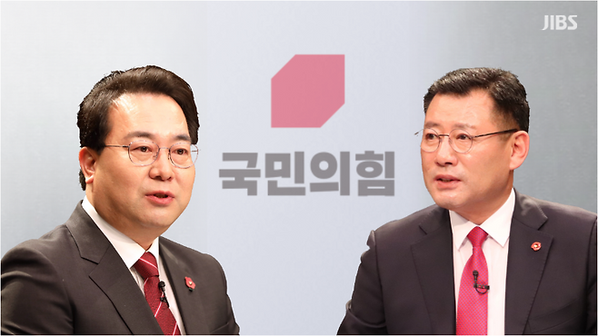 국민의힘 제주시갑 고광철 예비후보와 김영진 예비후보