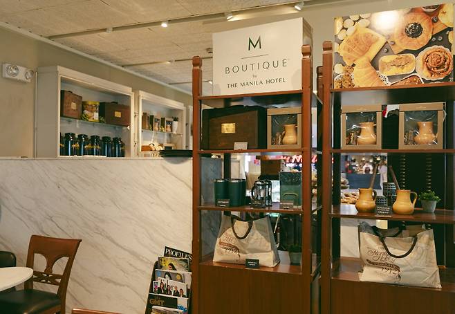 더 마닐라 호텔이 운영하는 카페