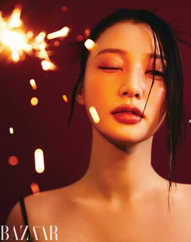 배우 송하윤. 사진 | 하퍼스바자 코리아