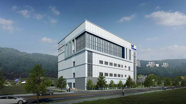 KTL이 재생·재건 의료기기의 전주기 지원 사업 참여 기업을 내달 19일까지 모집한다. KTL 바이오의료종합지원센터 조감도. /KTL