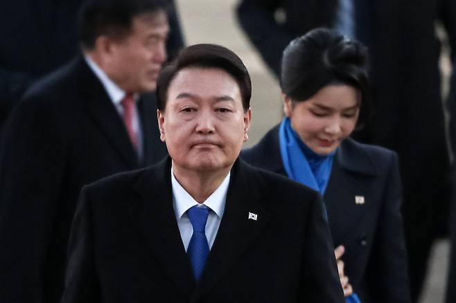 윤석열 대통령과 김건희 여사./뉴스1