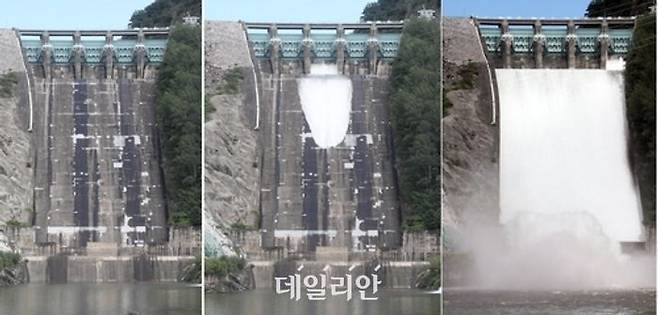 수문 개방하는 소양강댐ⓒ연합뉴스