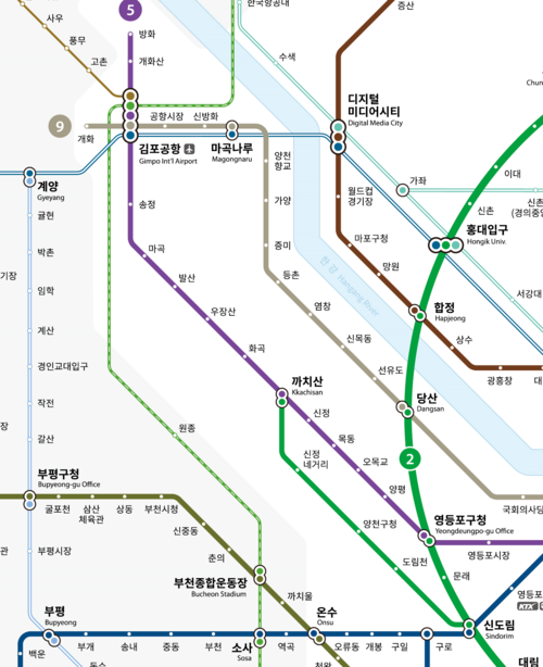 서울 지하철 2호선 신도림역~까치산역 구간 신정지선. 서울시 제공