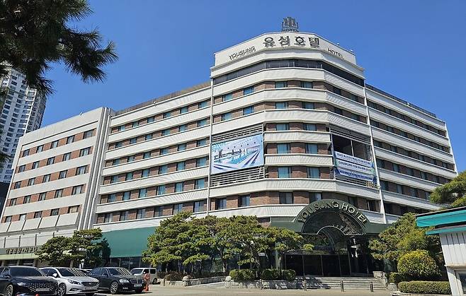 지난 15일 대전 유성구 봉명동 ‘유성호텔’ 전경. 최예린 기자