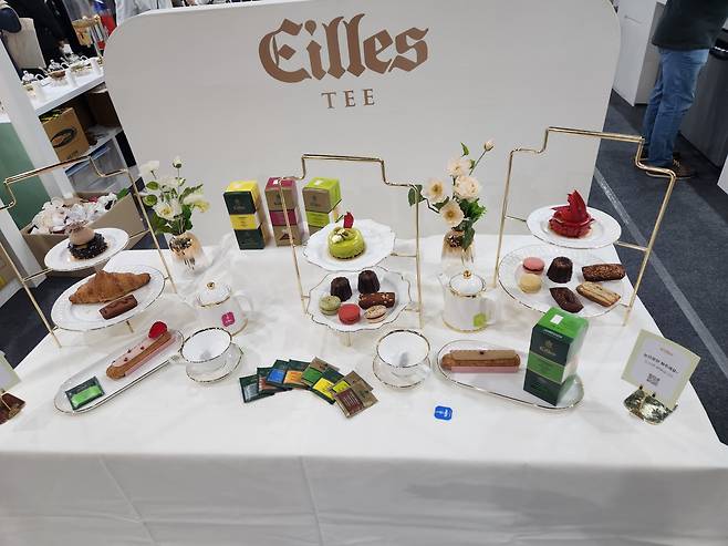 21일 서울 강남구 코엑스 '서울커피엑스포'에 전시된 디저트. 정석준 기자