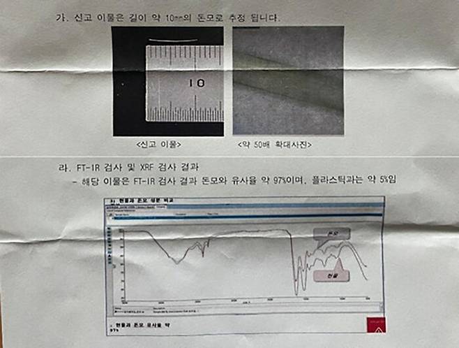 식약처 검사 자료