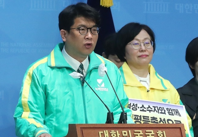 김준우 녹색정의당 상임선대위원장. 뉴스1