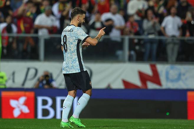 3번째 골을 터트린 브루노 페르난데스. Getty Images