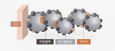 음극재용 바인더 모식도. 이미지출처=LG화학