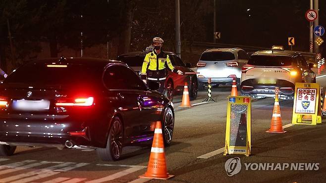 음주단속 [사진 = 연합뉴스]