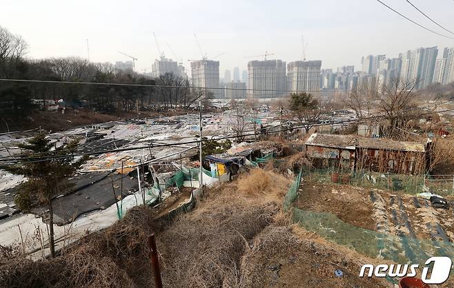 서울 강남구 구룡마을. 2023.2.7/뉴스1 ⓒ News1 박세연 기자